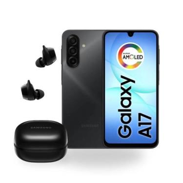 Imagem de Kit Smartphone Samsung Galaxy A17 128GB com Fone Galaxy Buds Core R410