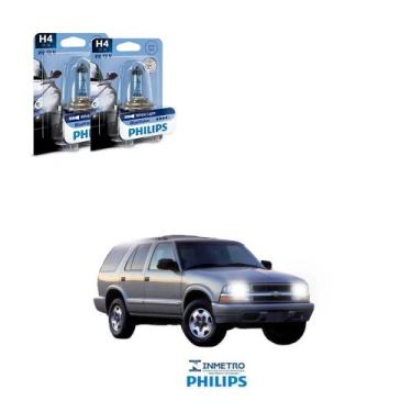 Imagem de Lâmpadas Farol GM Brasinca Blazer Philips H4 BlueVision