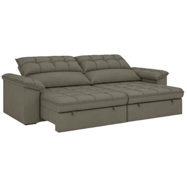 Imagem de Sofá Retrátil e Reclinável 3 Lugares 2m Monique