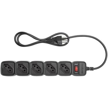Imagem de Filtro Protetor Eletrônico Intelbras 5 Tomadas Epe 205 Nfe, Bivolt