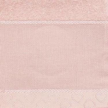 Imagem de Toalha com Capuz Para Bordar Baby Love - Döhler - Dohler, ROSÊ