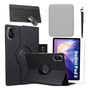 Imagem de Kit Completo de Acessórios p/ Tablet Xiaomi Redmi Pad 2 11 - Case