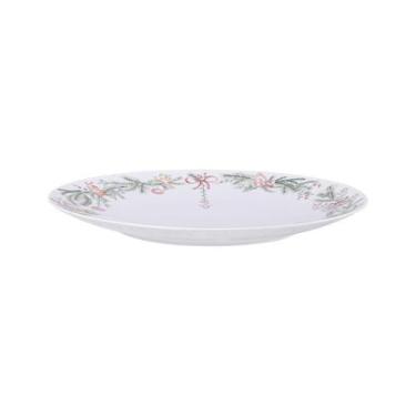 Imagem de Prato Raso Tramontina Noite Feliz Em Porcelana Decorada 28 Cm