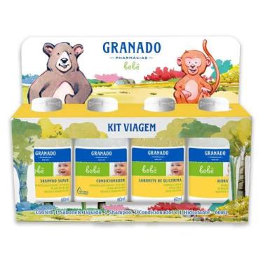 Imagem de Kit Viagem do Bebê Granado Bebê 60ml 4 Unidades