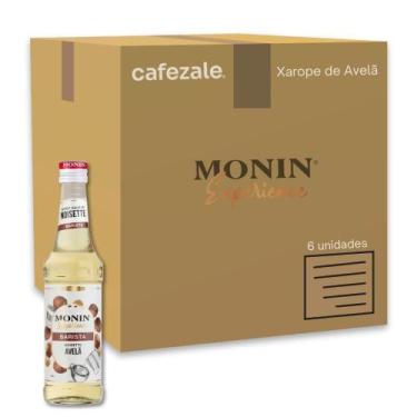 Imagem de Xarope Monin Barista Avelã Kit 6 unidades de 330ml - 11481, Monin, Ave