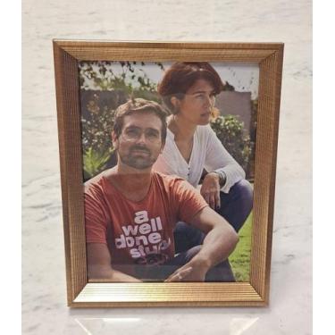 Imagem de Porta Retrato MDF Frisado Dourado - Via Decor