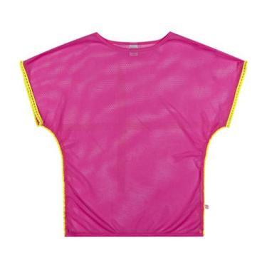 Imagem de Saida de Praia Infantil BGR em Tela Touch Pink Tamanho:8Cor:Igual da f