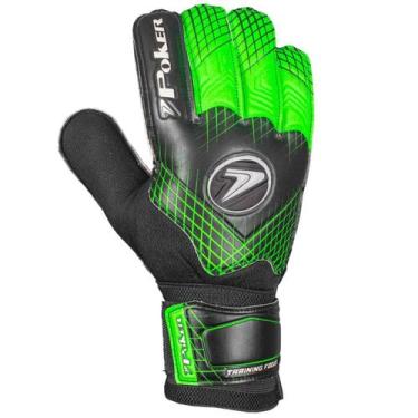 Imagem de Luva Goleiro Unissex Campo Adulto Training Focus Poker 01050, Branco, 