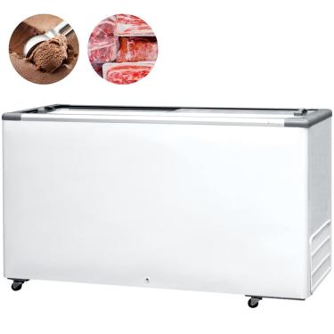 Imagem de Freezer Horizontal 503 Litros Expositor de Congelados Com LED Tampa de Vidro HCEB503V Fricon