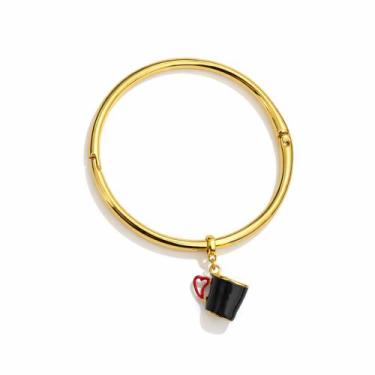 Imagem de Bracelete Berloque de Café - Banhado em Ouro 18k - Tri Gata
