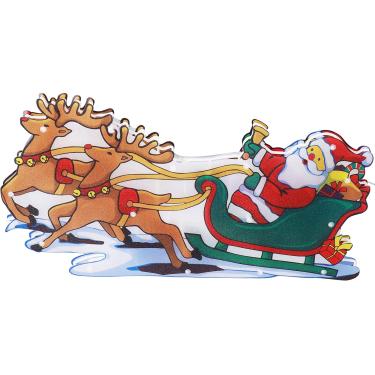 Imagem de Lâmpada de Natal, Padrão de Papai Luz de Natal Economia de Energia Operada por Bateria com Ventosa para Casa para Jardins para Árvores de Natal