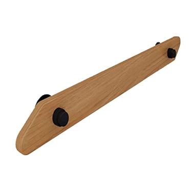 Imagem de Pkfinrd Corrimãos de escada de madeira antiderrapantes para casa contra a parede Kit de suporte de trilho de loft interno para corrimãos idosos, corrimãos de suporte de corredor para corrimãos internos (tamanho : 100 cm)