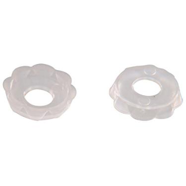 Imagem de The Hillman Group 59021 Base de parafuso escareado, número 8-10, plástico transparente, pacote com 50