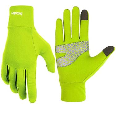 Imagem de Unissex 2 pares de luvas de tela sensível ao toque para treinamento de futebol americano respirável antiderrapante para absorção de choque (M, cor)