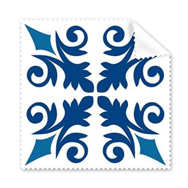 Imagem de Pano de limpeza com estampa azul Marrocos, 5 peças