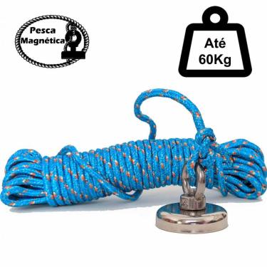 Imagem de Imã De Neodímio Para Pesca Magnetica Até 60 Kilos De Tração