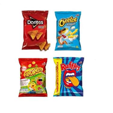 Imagem de Kit Elma Chips Fandangos+ Doritos + Ruffles + Cheetos 100Un