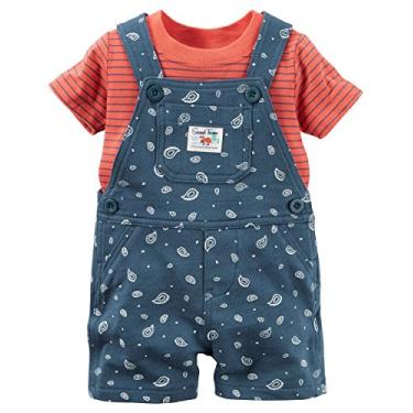 Imagem de Carter's Boys 2 peças Conjunto de camisetas e shorts, “equipe de escoteiro”, azul, NB
