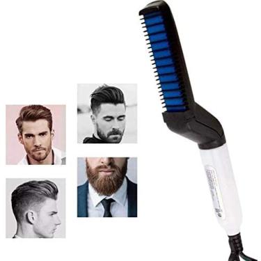 Imagem de Modelador de Barba Pente Alisador Chapinha para Barba