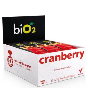 Imagem de Bio2 7Nuts Cranberry 12 Barras De 25G