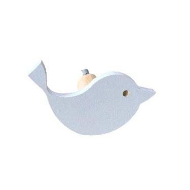 Imagem de Gancho pendurador formato Passarinho de MDF laminado