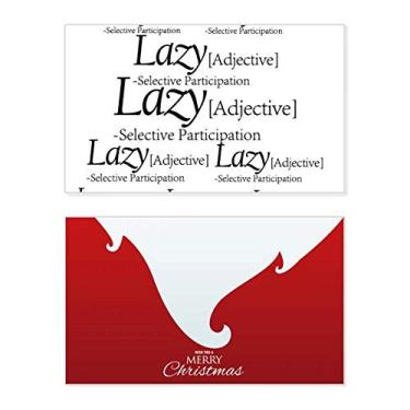 Imagem de Significado de preguiçoso, citação divertida, feriado, feriado, cartão de felicitações, mensagem de Natal