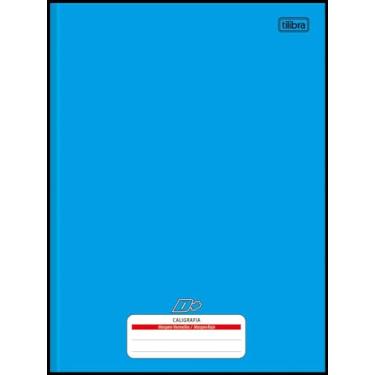 Imagem de Caderno Caligrafia Capa Dura D+ 96F Univ Broch Azul Pct Com 05 110115