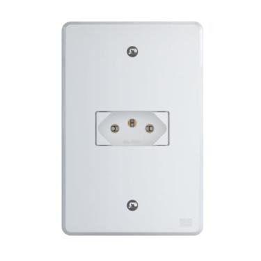 Imagem de Conjunto Tomada 4x2 | 1 módulo 2P+T 10A 250V