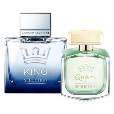Imagem de Antonio Banderas King of Seduction & Queen of Seduction Kit - Perfume Masculino + Perfume Feminino K-Unissex