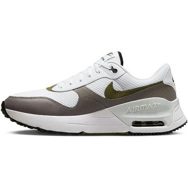 Imagem de Nike AIR MAX SYSTM DV7587 100 Branco/Olive-Preto (Sistema de Tamanho de Calçado, Adulto, Masculino, Numérico, Médio, 40), Branco, 39