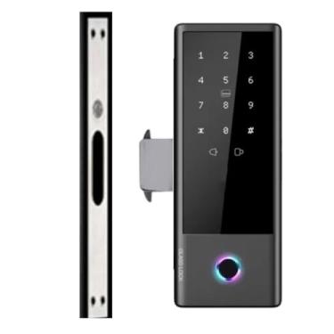 Imagem de Fechadura Biométrica Digital Gt Pro Ideal Tech Eletrônica Porta De Vidro (Vidro no Batente)
