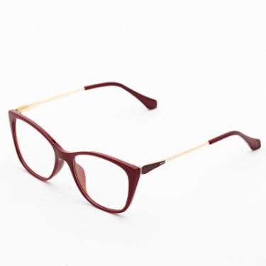 Imagem de Armação Óculos de Grau Feminina Acetato Gatinha/ Anita- Óculos Sunrise-Feminino