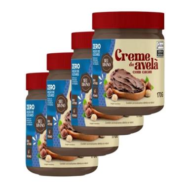 Imagem de Creme de Avelã Seu Divino - 4 potes de 170g