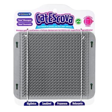 Imagem de Pet Games Escova De Auto Massagem E Escovação Para Gatos - Cat Escova Cinza