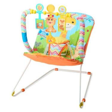 Imagem de Cadeira de Descanso para Bebê Musical e Vibratória July Girafa até 11k