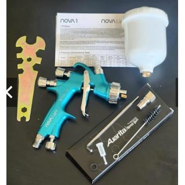 Imagem de XIAOHUO Pistola de pulverização Auarita Mini Nova Light LVMP Original Cup 250ml bocal de 1,0 mm
