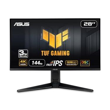 Imagem de ASUS Monitor de jogos TUF Gaming 71.1 cm 4K 144HZ DSC HDMI 2.1 (VG28UQL1A) - UHD (3840 x 2160), IPS rápido, 1ms, sincronização de desfoque de movimento extremamente baixo, compatível com G-SYNC,