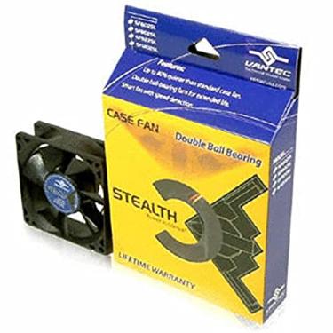 Imagem de Vantec Stealth SF8025L 80 x 80 x 25 mm Ventilador silencioso de rolamento de esferas duplo (preto)