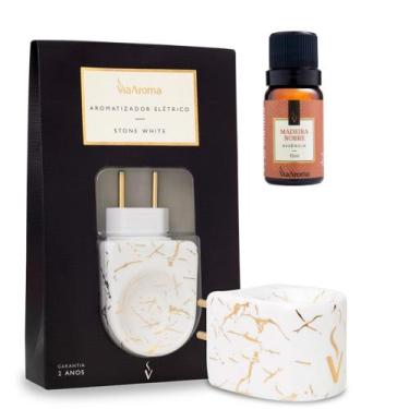 Imagem de Aparelho Aromatizador Elétrico Porcelana Difusor de Aromas Com Essenci