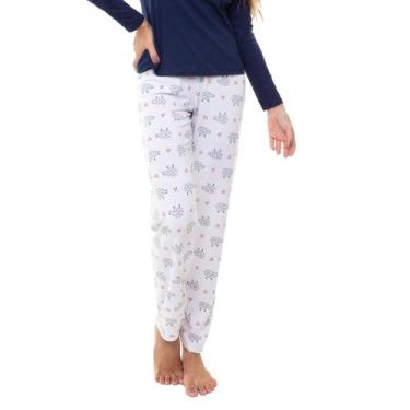 Imagem de Calça Feminina E-Pijama By Sepie 5094 Poloviscose com Elastano - Heart