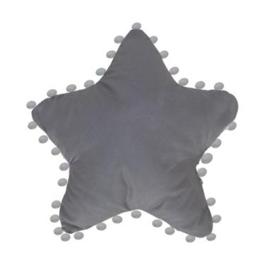 Imagem de Almofada Decorativa Pompom Infantil  em suede 1 peça - Marina Enxovais