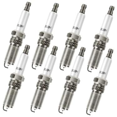 Imagem de Pacote com 8 velas de ignição Iridium 91418 compatíveis com Chevy Silverado 1500 5.3 Tahoe Corvette Suburban e GMC Sierra 1500 Yukon, Yukon XL e Cadillac Escalade ESV substitui ILTR5E11,12622441,441,4