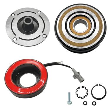 Imagem de Kit de montagem de embreagem de compressor A/C Bobina de rolamento de polia de placa 1488 substituição para Toyota Sienna 6CYL 3,5L 2011-2016, kit de reparo automotivo de bobina de embreagem de ar