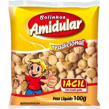 Imagem de Sequilhos Bolinhos de Goma Amidular Tradicional 100g IACIL (caixa com 