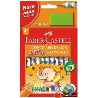 Imagem de Lápis de Cor 12 Cores Jumbo Triangular Faber-castell - FABER CASTELL
