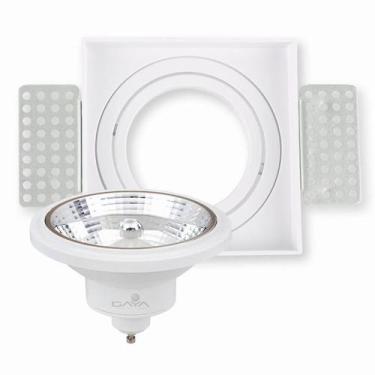 Imagem de Spot Embutir Direcionável Branco Lâmpada Dimerizável 12W - Gaya