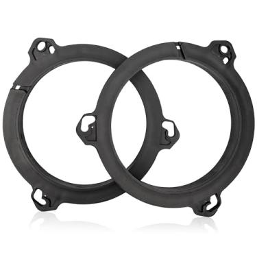 Imagem de RED WOLF Anel espaçador adaptador de alto-falante de porta de carro compatível com Nissan Frontier Altima Sentra 2004-2019, KIA K2 2011-2019, Infiniti Q25 2011-2021 instalação de suporte adaptador de