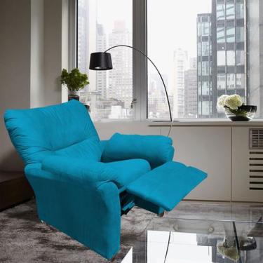 Imagem de Poltrona Extensão De Cílios Reclinável Manu Turquesa - BEATRIZ DECOR