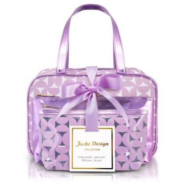 Imagem de Kit de Necessaire com 3 pçs Glitz Jacki Design Roxo