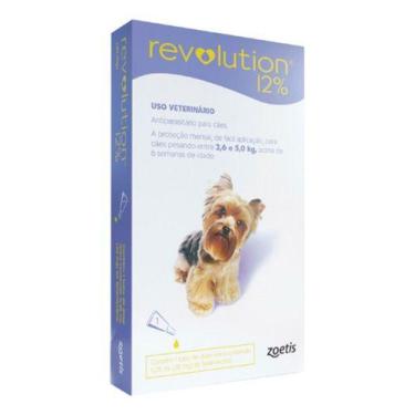 Imagem de Revolution Zoetis 12% 0.25ml Para Cães 2,6kg A 5kg